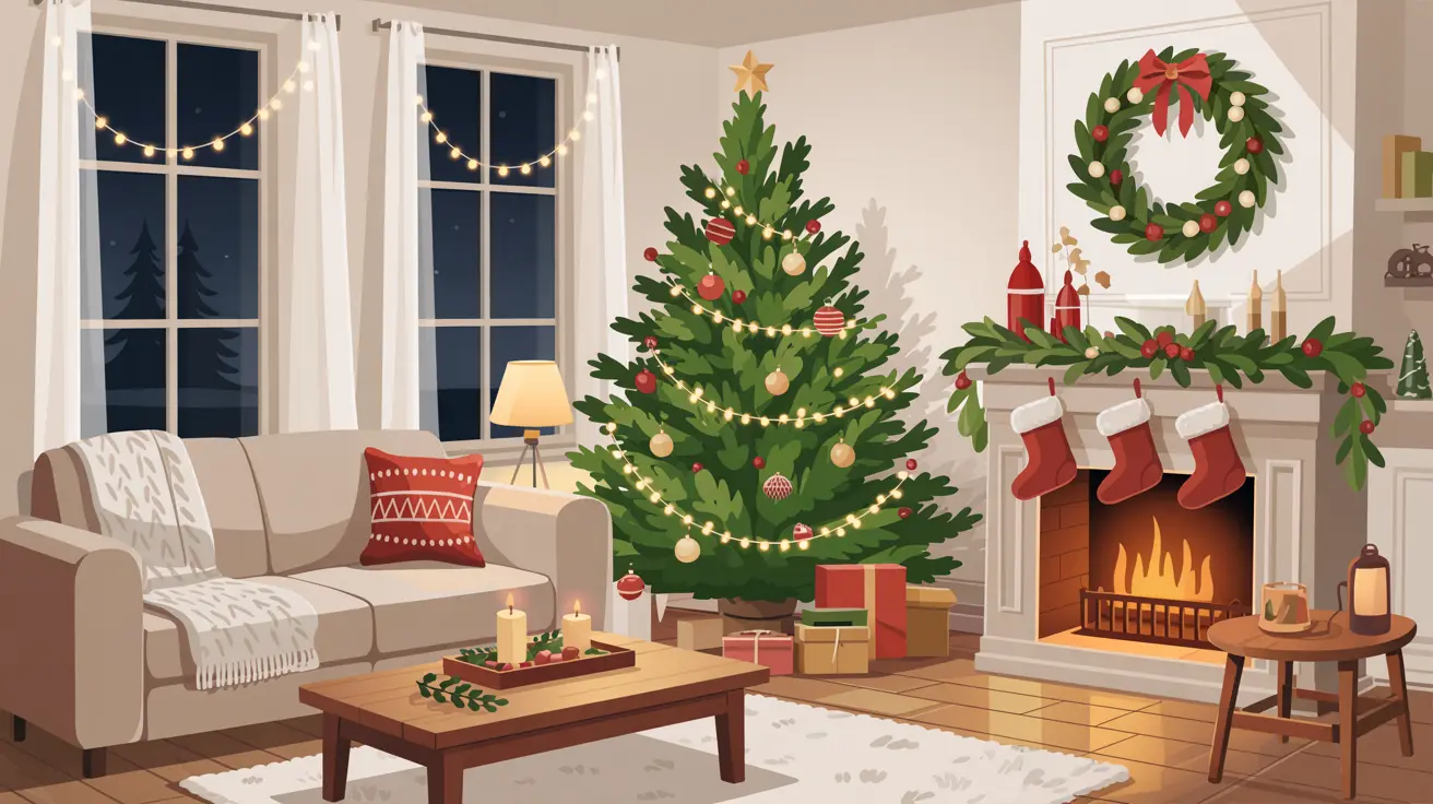 Living Room Christmas Decorations