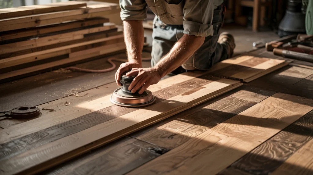 Sanding and refinishing without harming the floor
