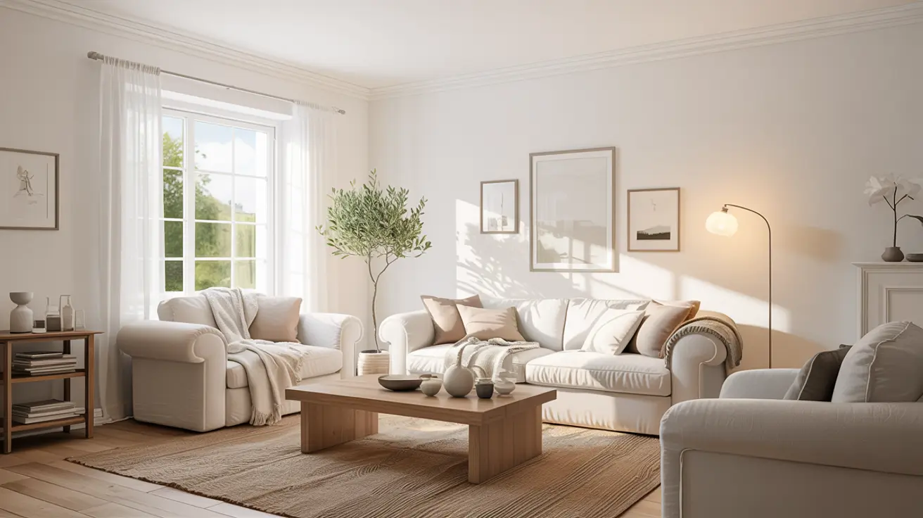 White Living Room Ideas