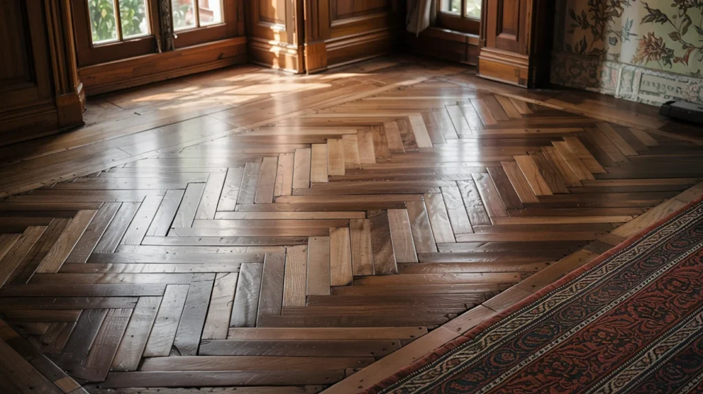 Wood species used in Georgian floors