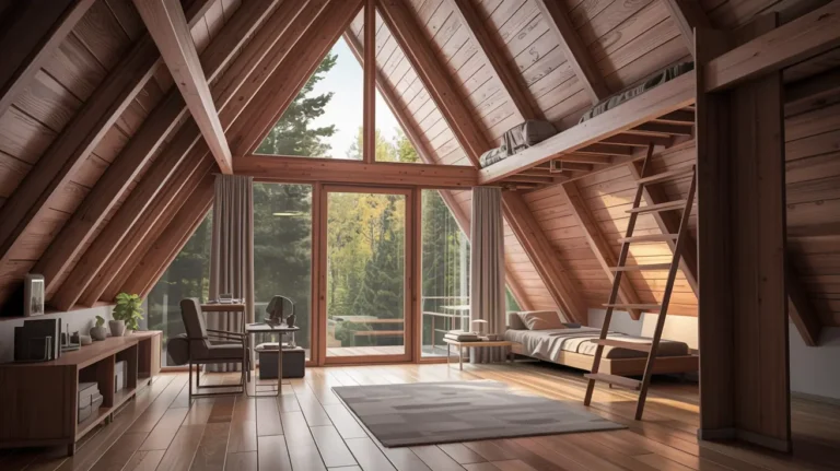 a frame house interior design