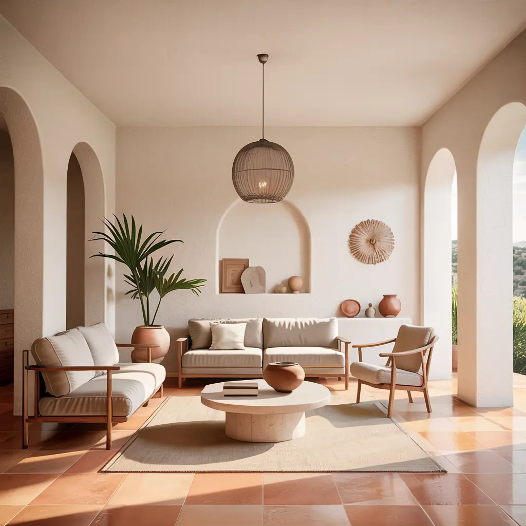 modern mediterranean interior design