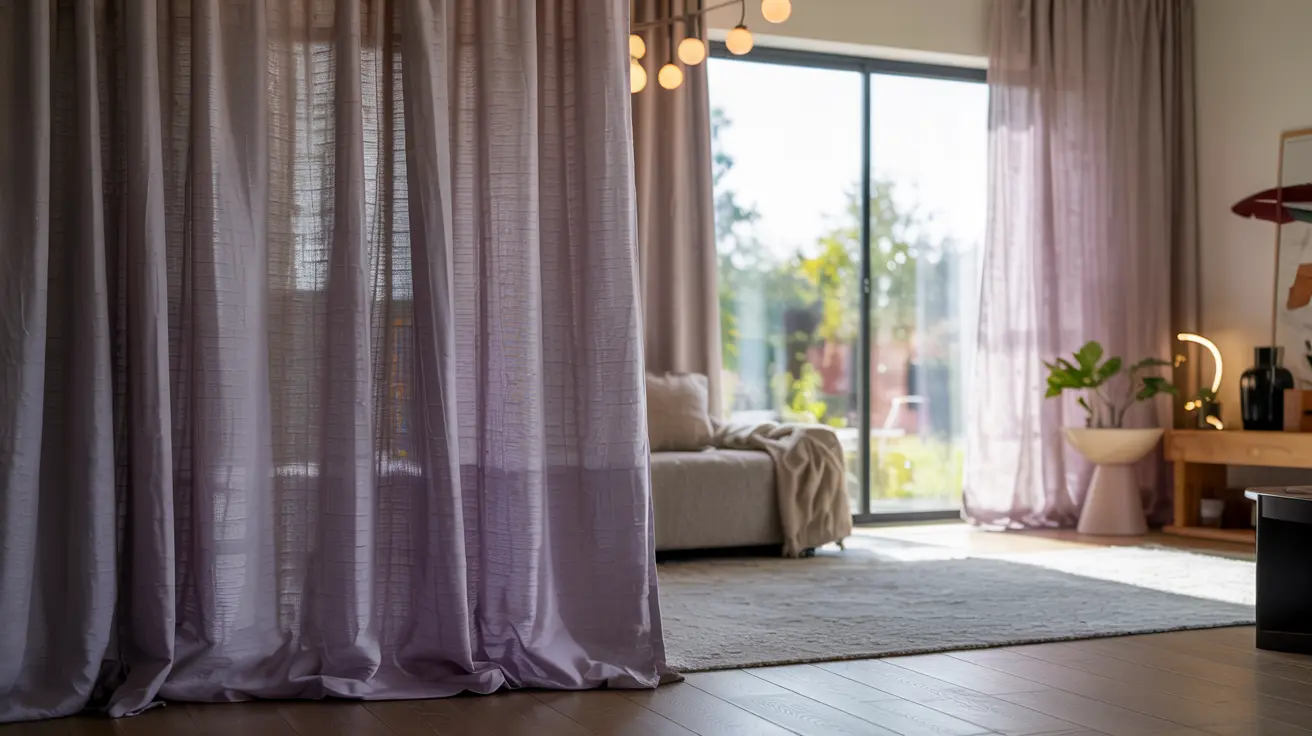 Purple Colour Curtains