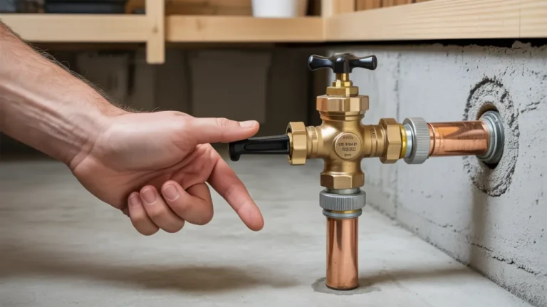 how to shut off water to house