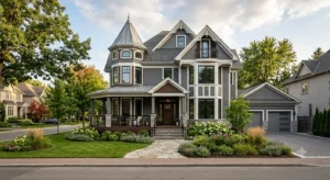 modern victorian house