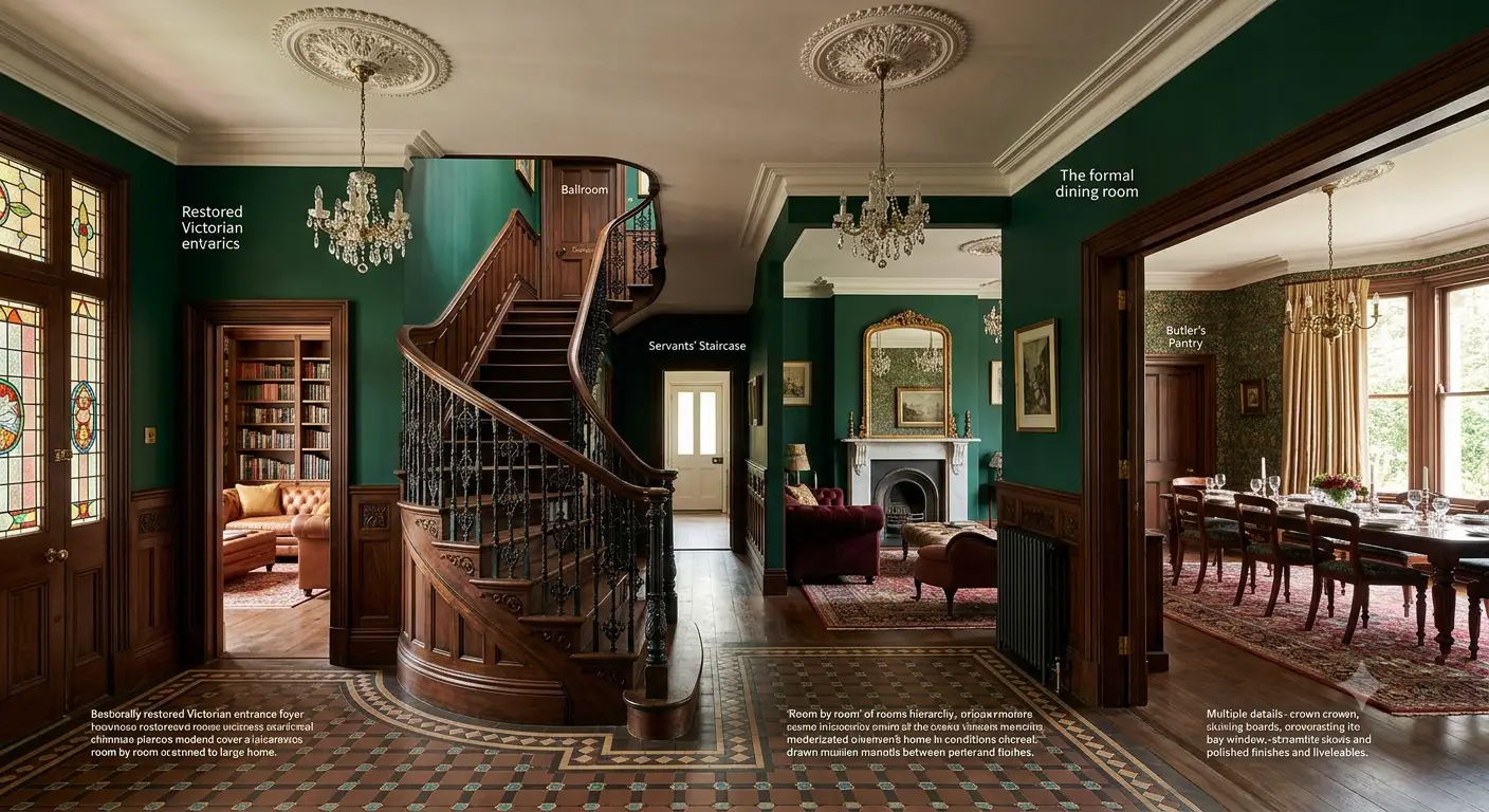 victorian mansion interior