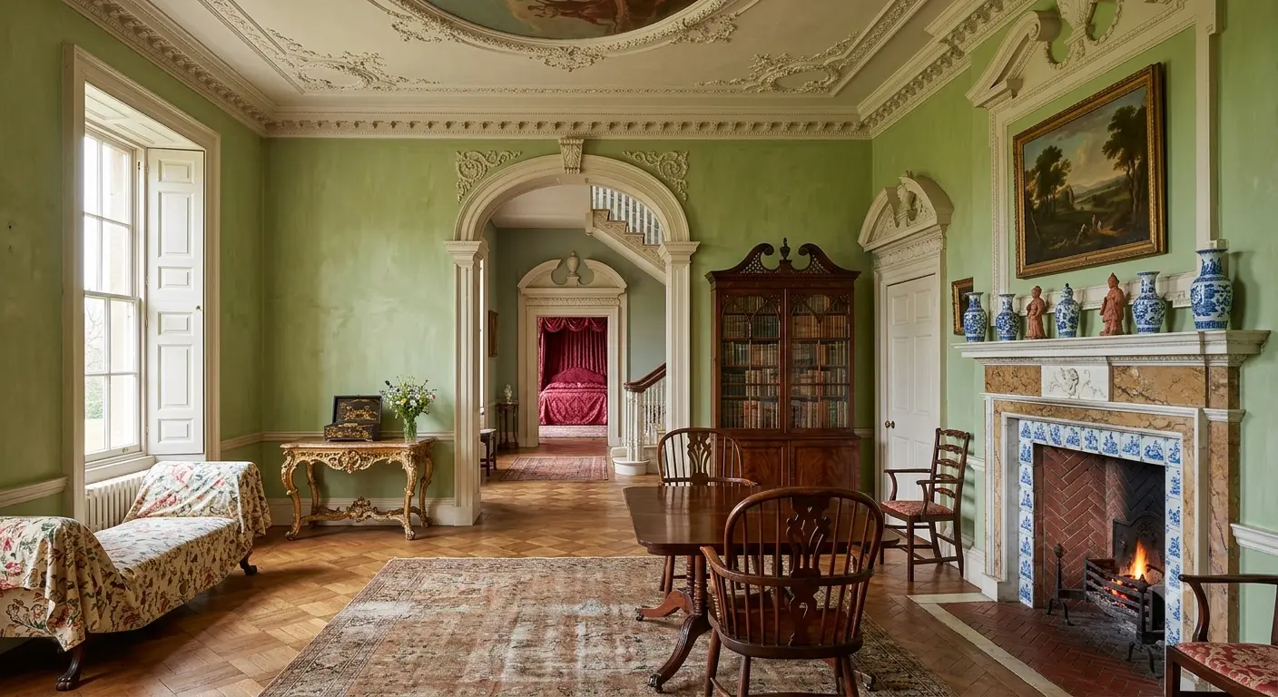 1700s house interior